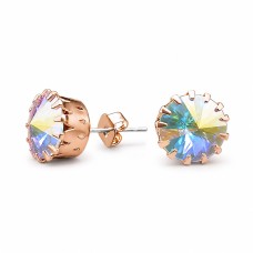 Earrings “Vintage VII (Aurora Borealis)” created with Crystals by Swarovski®