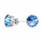 Earrings “Vintage VII (Light Sapphire Shimmer)” created with Crystals by Swarovski®