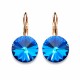 Earrings “Clarice II (Bermuda Blue)” created with Crystals by Swarovski®