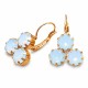 Earrings “Crystal Lady II (Air Blue Opal)” created with Crystals by Swarovski®