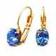 Kõrvarõngad „Baroque Mirror II (Fancy Blue)“ Swarovski® kristallidega