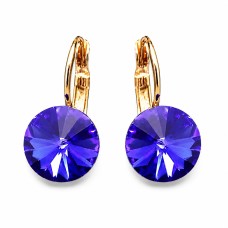 Naiste kõrvarõngad Diamond Sky „Clarice II (Majestic Blue)“ koos Swarovski kristallidega