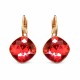 Earrings “Glare IV (Padparadscha)” created with Crystals by Swarovski®