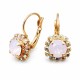 Kõrvarõngad „Glory II (Rose Water Opal)“ Swarovski® kristallidega