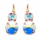 Earrings “Clarice VIII” (Aurora Borealis) dazzling with Crystals by Swarovski®