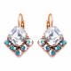 Серьги «Империум II» с кристаллами Swarovski®