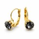 Kõrvarõngad „Glory V (Silver Night)“ Swarovski® kristallidega