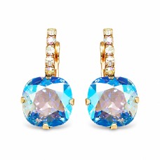 Naiste kõrvarõngad Diamond Sky „Glare VII (Light Sapphire Shimmer)“ koos Swarovski kristallidega