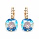 Серьги «Ослепительный Блеск VII (Light Sapphire Shimmer)» с кристаллами Swarovski®