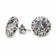 Kõrvarõngad naistele DiamondSky „Vintage VIII (Black Patina)“ Swarovski® kristallidega