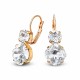 Kõrvarõngad „Glare VI“ Swarovski® kristallidega
