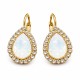 Earrings “Celestial Drop (White Opal)” created with Crystals by Swarovski®