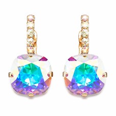 Earrings “Glare VII (Aurora Borealis)” created with Crystals by Swarovski®