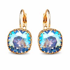 Earrings “Vintage V (Light Sapphire Shimmer)” created with Crystals by Swarovski®