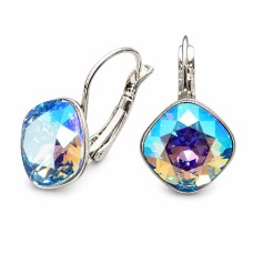Earrings “Glare IV R (Light Sapphire Shimmer)” created with Crystals by Swarovski®