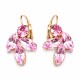 Серьги «Райские Цветы II» с кристаллами Swarovski®