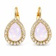 Kõrvarõngad „Celestial Drop (Rose Water Opal)“ Swarovski® kristallidega