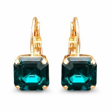 Earrings “Imperial (Emerald)” created with Crystals by Swarovski®
