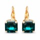 Серьги «Империум (Emerald)» с кристаллами Swarovski®