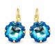 Kõrvarõngad „Gorgon (Bermuda Blue)“ Swarovski® kristallidega