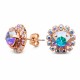 Серьги «Великолепие III (Aurora Borealis)» с кристаллами Swarovski®