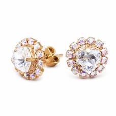 Kõrvarõngad naistele DiamondSky „Bermuda Triangle IV“ Swarovski® kristallidega