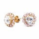 Earrings “Bermuda Triangle IV” embellished with Crystals by Swarovski®