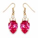 Naiste kõrvarõngad Diamond Sky „Leonora (Rose)“ koos Swarovski kristallidega