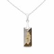 Hõbekulp „Growing Crystal II“ (Golden Shadow) 925 hõbedast Swarovski® kristallidega