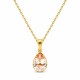 Hõbedane ripats „Crystal Drop (Honey)“ Preciosa® kristallidega