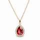 Ripats „Celestial Drop (Siam)“ Swarovski® kristallidega
