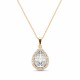 Кулон «Небесная Капля» с кристаллами Swarovski®