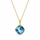 Pendant “Glare IV (Aquamarine Blue)” created with Crystals by Swarovski®