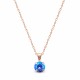 Кулон «Юнона (Light Sapphire Shimmer)» с кристаллами Swarovski®