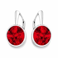 Naiste kõrvarõngad Diamond Sky „Clarice (Scarlet)“ koos Swarovski kristallidega