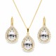 Ehtekomplekt naistele „Celestial Drop“ Swarovski® kristallidega
