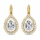 Комплект «Небесная Капля (Silver Patina)» с кристаллами Swarovski®
