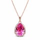 Ehtekomplekt naistele „Celestial Drop III (Rose)“ Swarovski® kristallidega