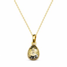 Ripats „Crystal Drop (Gold Patina)“ Swarovski® kristallidega