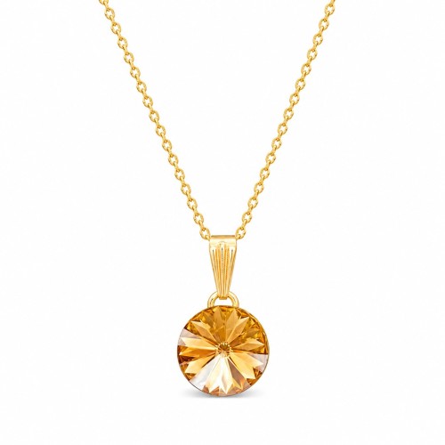 Pendant “Clarice II” (Golden Shadow) embellished with Crystals by Swarovski®