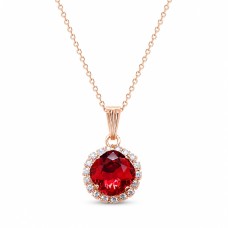 Ripats „Glare III (Scarlet)“ Swarovski® kristallidega