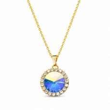 Ripats „Clarice (Aurora Borealis)“ Swarovski® kristallidega