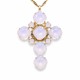 Ripats „Glamour (Rose Water Opal)“ Swarovski® kristallidega