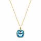 Naiste kaelakee DiamondSky „Fantasy II (Aquamarine Blue)“ Swarovski kristallidega