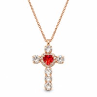 Naiste kaelakee DiamondSky „For You“ Swarovski kristallidega