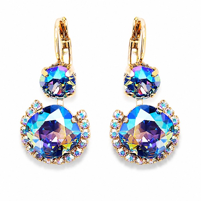 Женский комплект «Кларис VI (Light Sapphire Shimmer)» с кристаллами Swarovski®