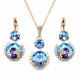 Женский комплект «Кларис VI (Light Sapphire Shimmer)» с кристаллами Swarovski®