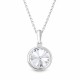 Серебряный кулон «Кларис» с кристаллами Swarovski®