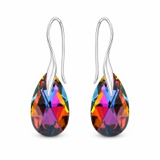 Naiste kõrvarõngad Diamond Sky „Baroque (Volcano)“ koos Swarovski kristallidega