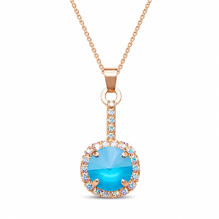 Ehtekomplekt naistele DiamondSky „Clarice VII (Azure Blue)“ Swarovski® kristallidega
